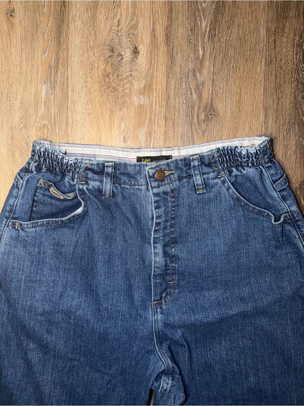 Lee Women’s High-Rise Relaxed Tapered-Leg Long Jeans - Picture 3 of 8
